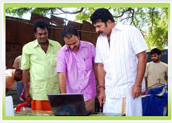 Website inauguration by Mammootty, Malayalam Film Star, with Salim Kumar